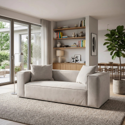 Sofa 3-osobowa Loren Mini o nowoczesnej formie | Tom-Pol Meble