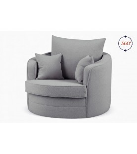 Fotel obrotowy Swivel szary...