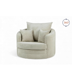 Fotel obrotowy Swivel beż...