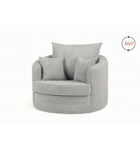 Fotel obrotowy Swivel szary...