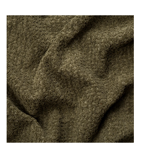 Narożnik Amado oliwkowy – stylowy narożnik do salonu w tkaninie welwetowej strukturalnej