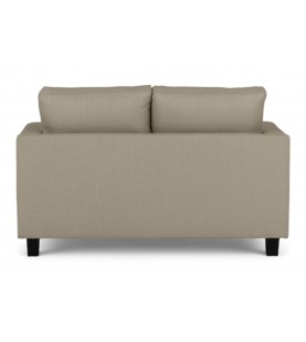 Kanapa 2-osobowa Matrix beż piaskowy - sofa tapicerowana na drewnianych nogach